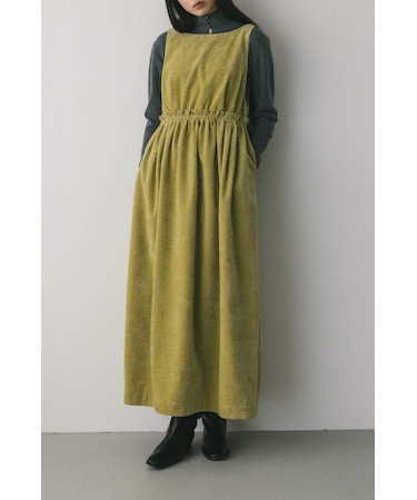 2WAYベロアジャンパースカート