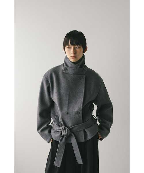 ウールベルトショートコート｜スタイルミキサーの通販｜&mall（アンド