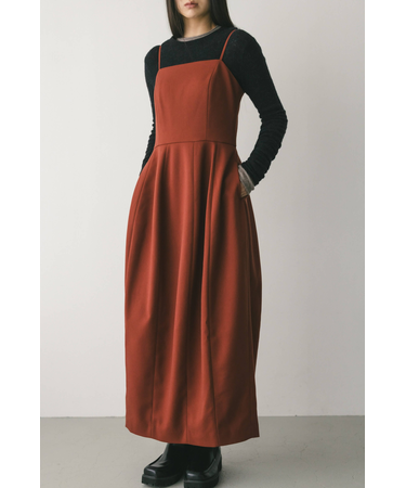 フォルムパターンキャミワンピース