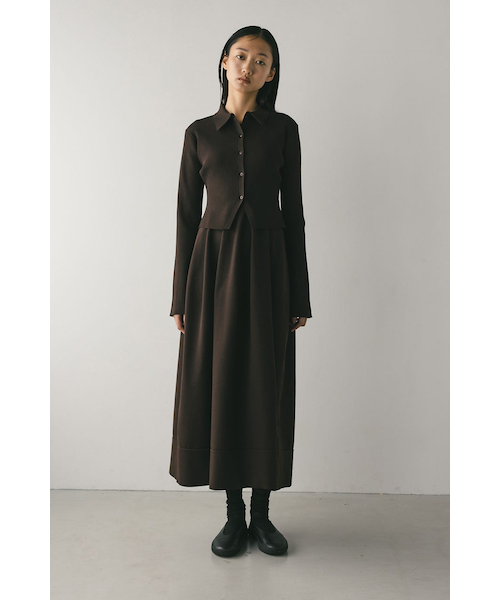 スタイルミキサー　新品未使用　2ピースポロニットワンピース　Mサイズ 2ピースポロニットワンピース｜スタイルミキサーの通販｜&mall（アンド