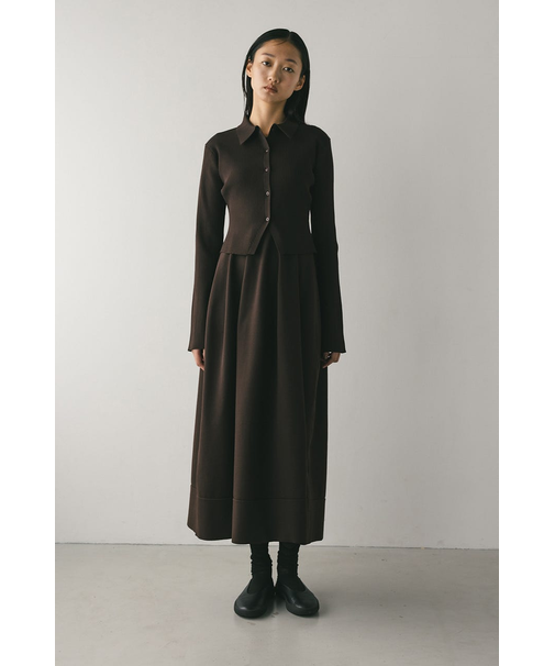 2ピースポロニットワンピース