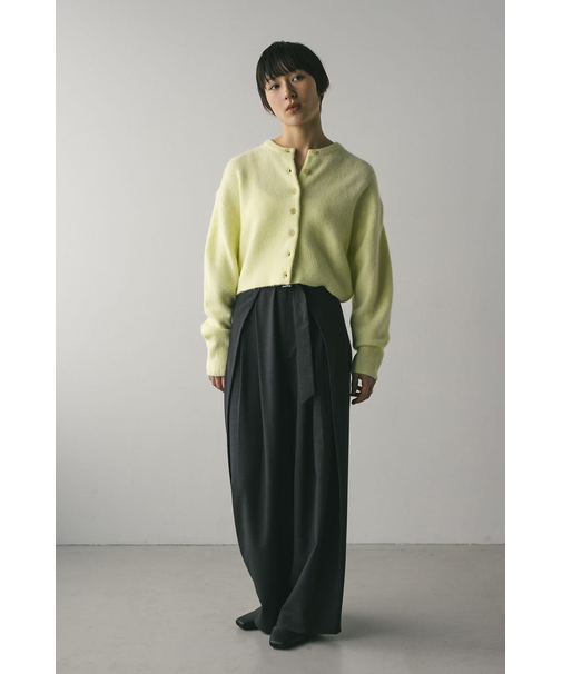 クロップドニットカーディガン