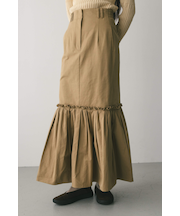 ヘムギャザーチノスカート