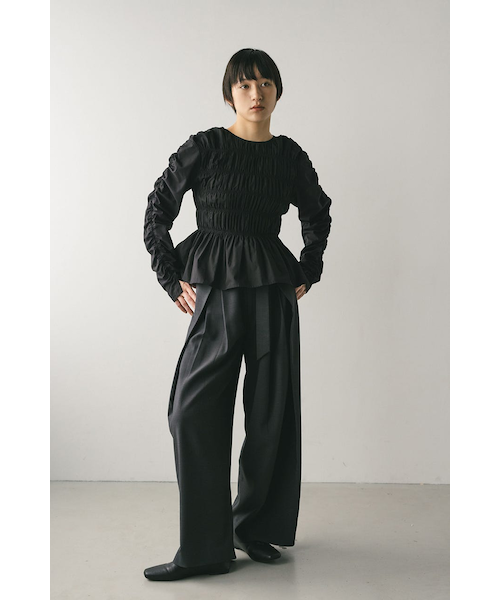 シャーリングブラウス｜スタイルミキサーの通販｜&mall（アンドモール