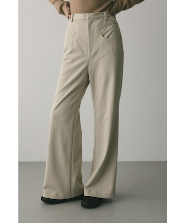 ジャージーセミフレアパンツ