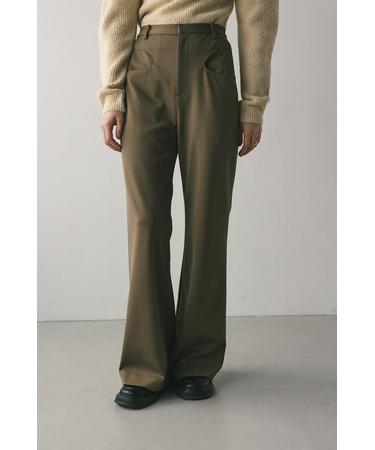 ジャージーセミフレアパンツ