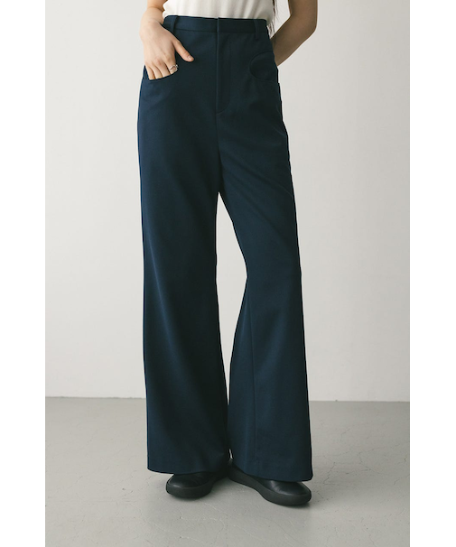 ジャージーセミフレアパンツ