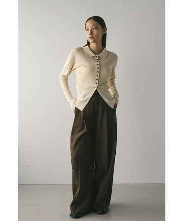 2WAYカラーニットポロ