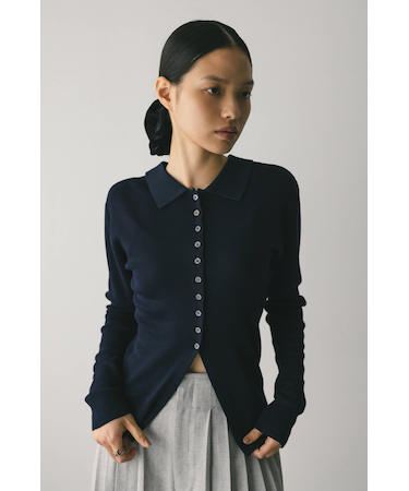 2WAYカラーニットポロ