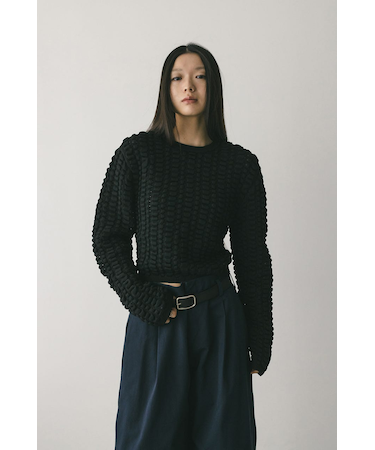 フラッフィーニットトップ