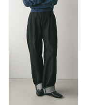 ロールアップタックデニム