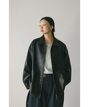 フェイクレザージャケット