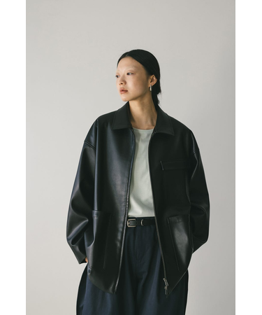 フェイクレザージャケット