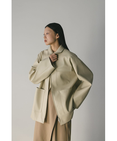 フェイクレザージャケット