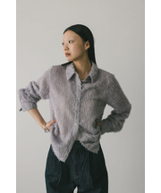 フリンジフェザーシャツ