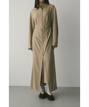 レイヤードシャツワンピース