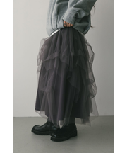 ランダムティアードチュールスカート