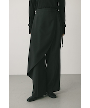 サイドラップワイドパンツ