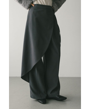 サイドラップワイドパンツ