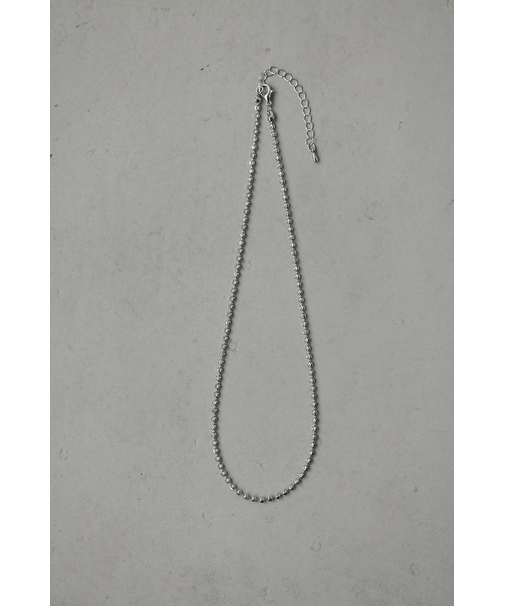 ボールチェーンネックレス