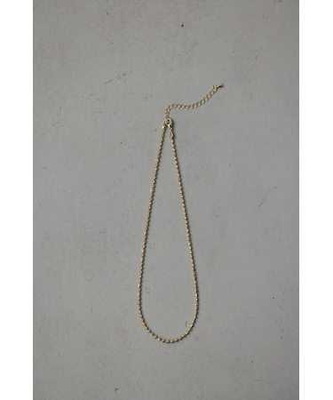 ボールチェーンネックレス