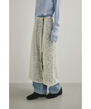 ニュアンスレースラップスカーフ