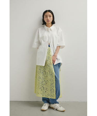 ニュアンスレースラップスカーフ