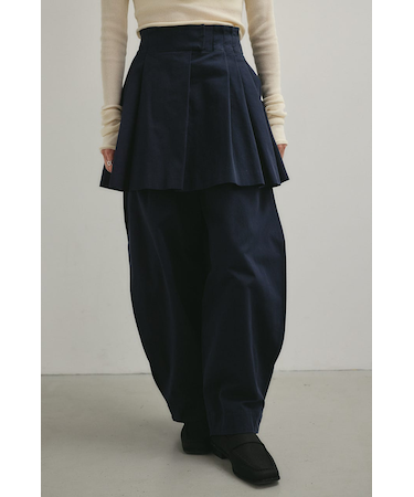 タックワイドミニスカート