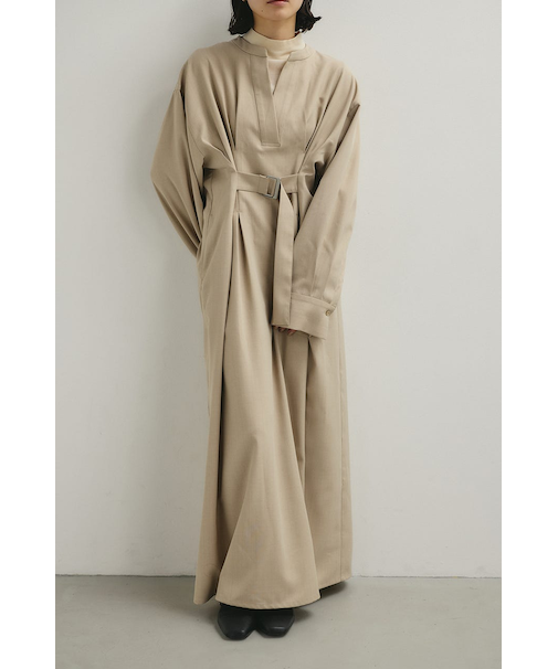 バックルベルトワンピース