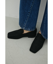 キャンバススクエアローファー