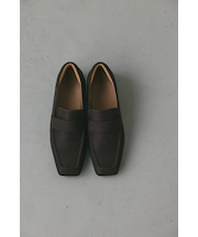 キャンバススクエアローファー