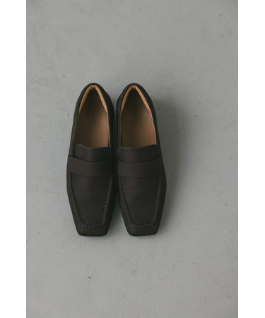 キャンバススクエアローファー