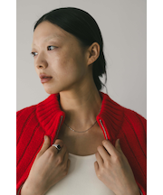 スネイクグリッターネックレス