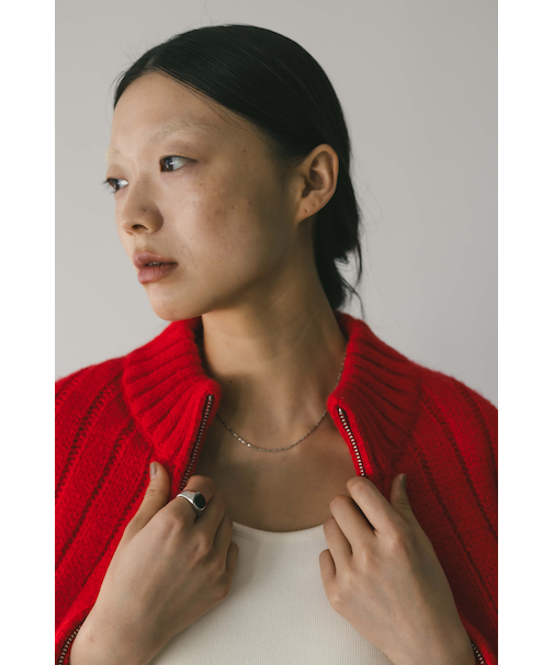 スネイクグリッターネックレス