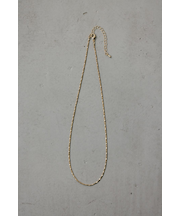 スネイクグリッターネックレス