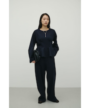 ペプラムフリルオールインワン