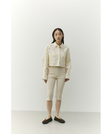 ハイストレッチカプリパンツ