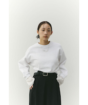 フリルカフスウェットトップ