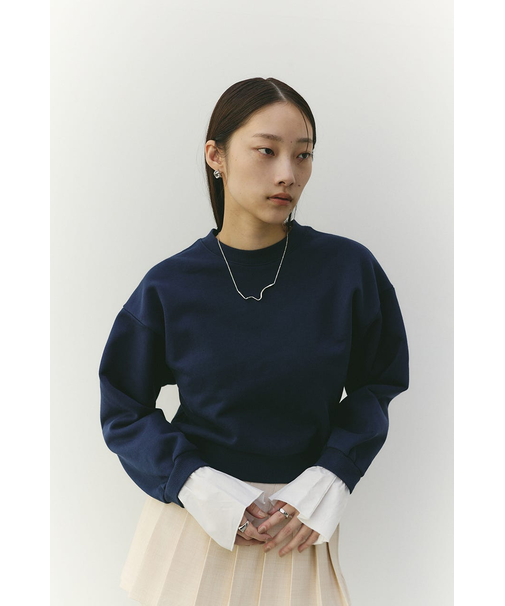 フリルカフスウェットトップ