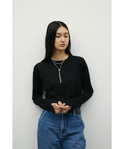 スリットスリーブニット