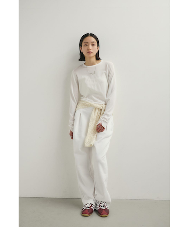 スリットスリーブニット