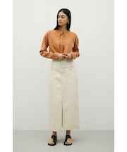 レイヤードニットカーデ