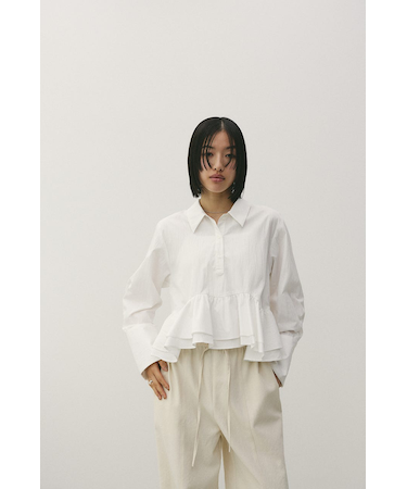 ヘムフリルシャツ