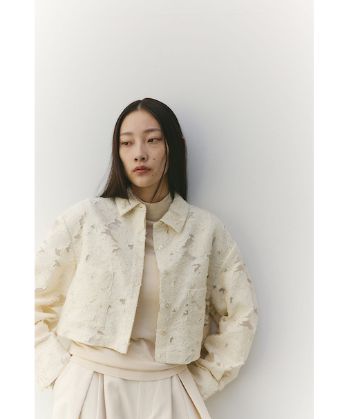 ジャガードショートジャケット