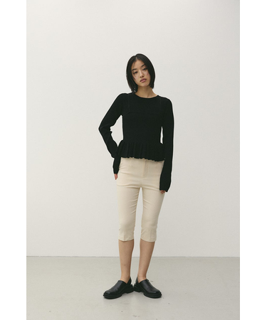 2ピースペプラムドライニット