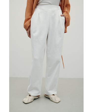 タックバレルスウェットパンツ