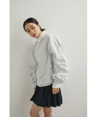 タックスリーブスウェットトップ