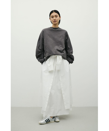 タックスリーブスウェットトップ