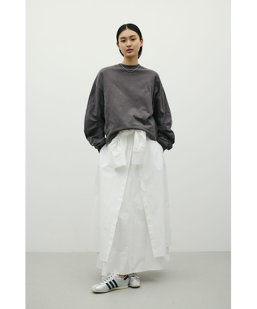 タックスリーブスウェットトップ