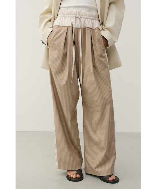 サイドラインストライプパンツ